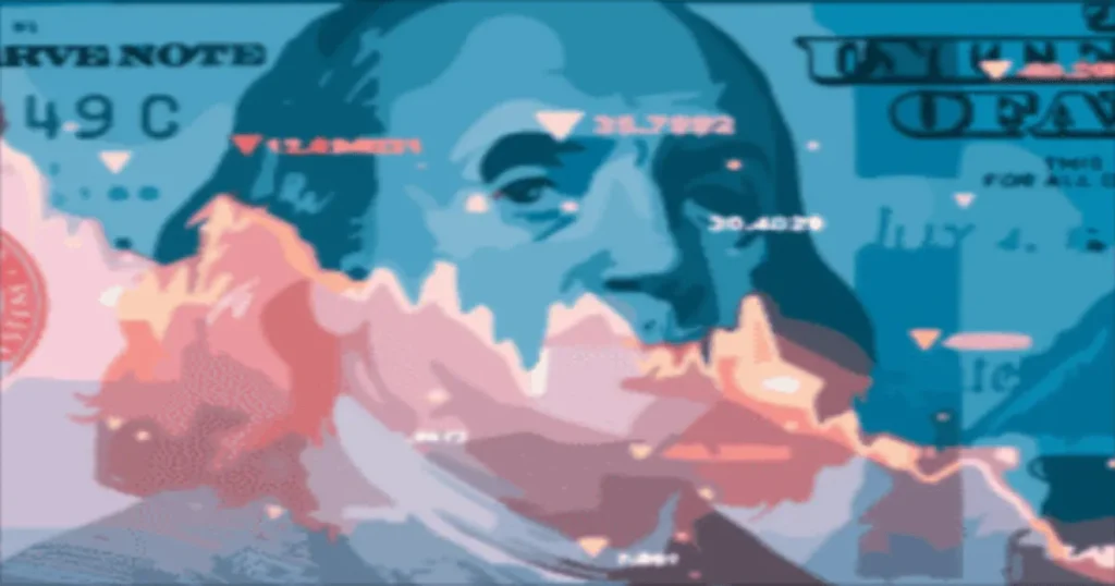 Home 1 Benjamin Franklin Financial Data Composite Illustration
